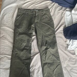 Carhartt grey/brown pants w30
